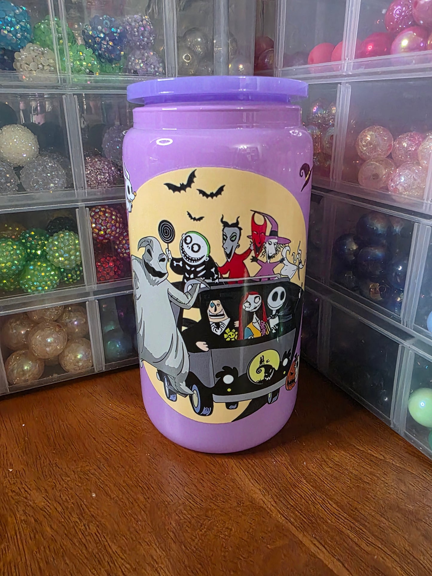 Nightmare Before Christmas - 16oz Glass Cup