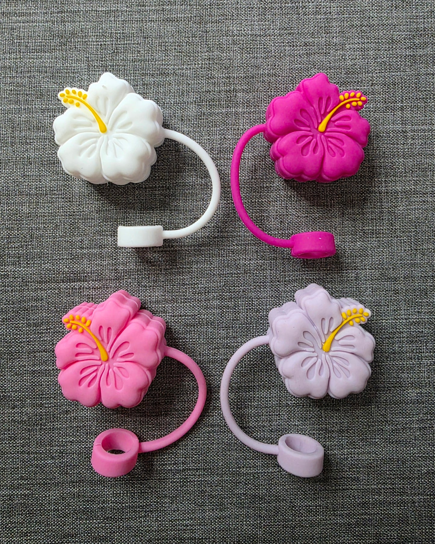 Hibiscus Straw Topper