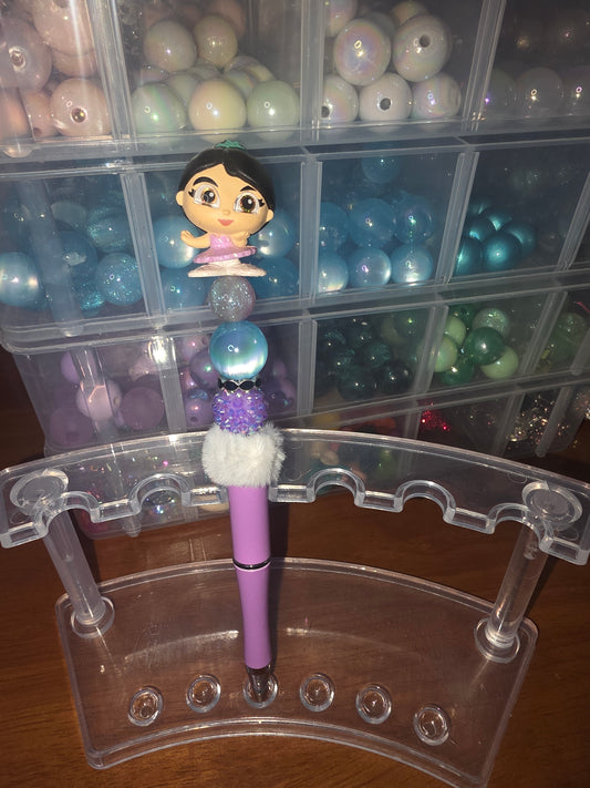 Mulan Doorable Beaded Pen