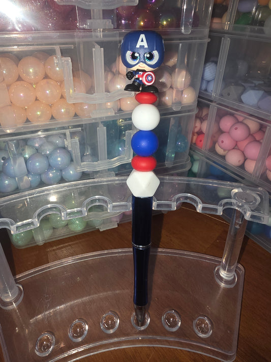 The Captain Doorable Beaded Pen