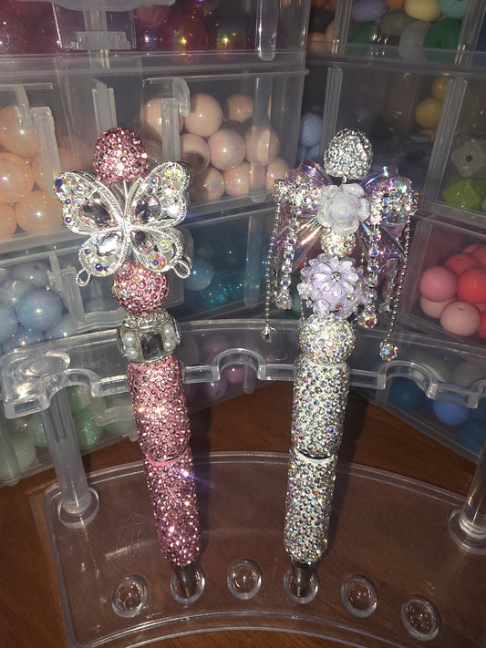 Pink or Silver Bling Pen