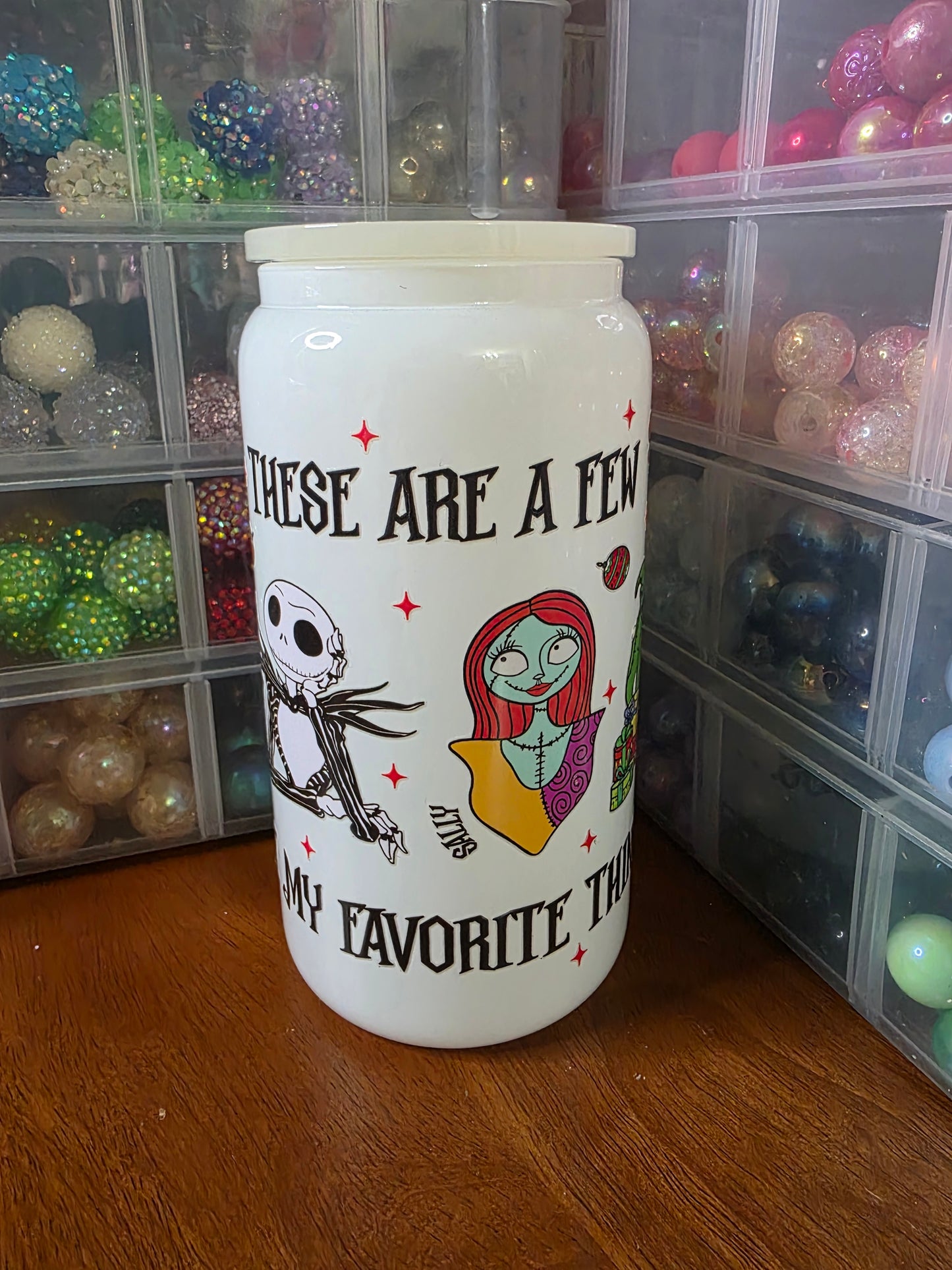 These Are a Few of My Favorite Things - 16oz Glass Cup