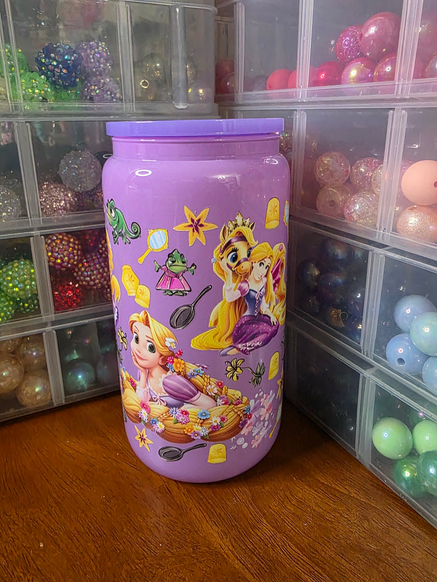 Rapunzel - 16oz Glass Cup
