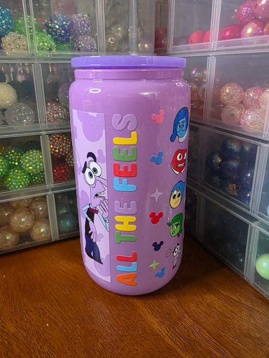 All The Feels - 16oz Glass Cup