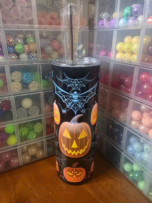 Neon Pumpkins 20oz Tumbler