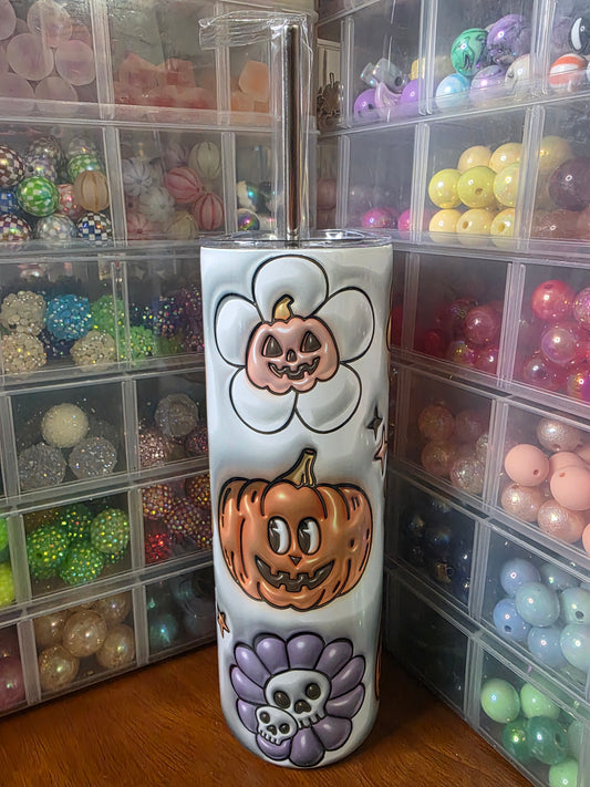 Pumpkin Faces 20oz Tumbler